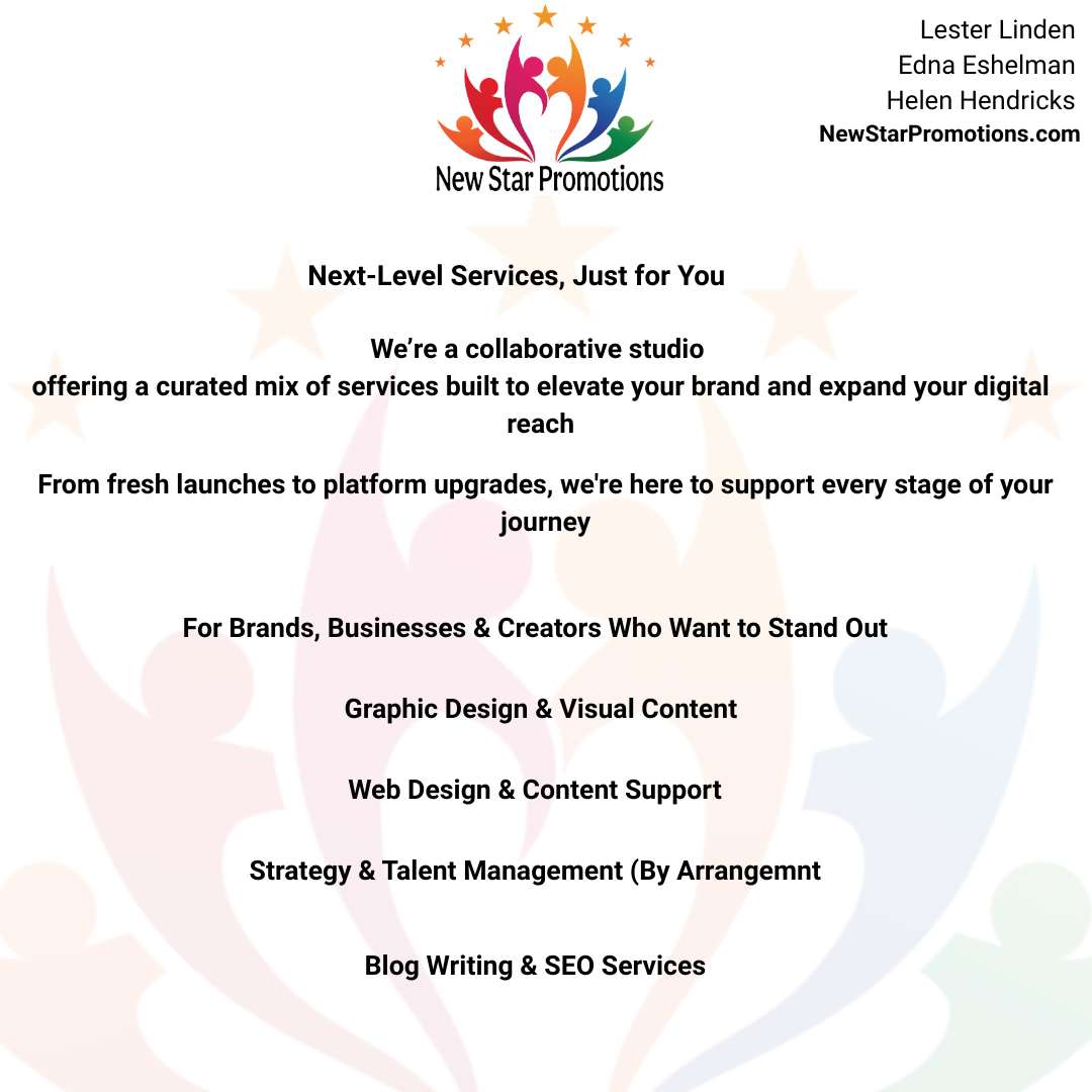 New Star Promotion - simple flyer